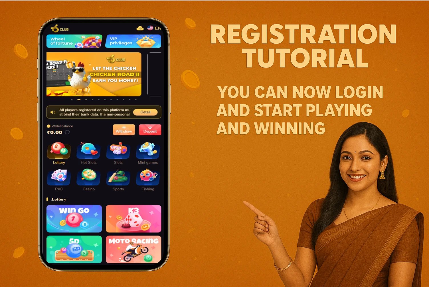 6 Club registration tutorial — step 3